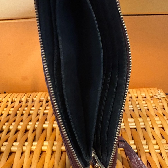 Coach Brown Leather Wristlet - Picture 7 of 7